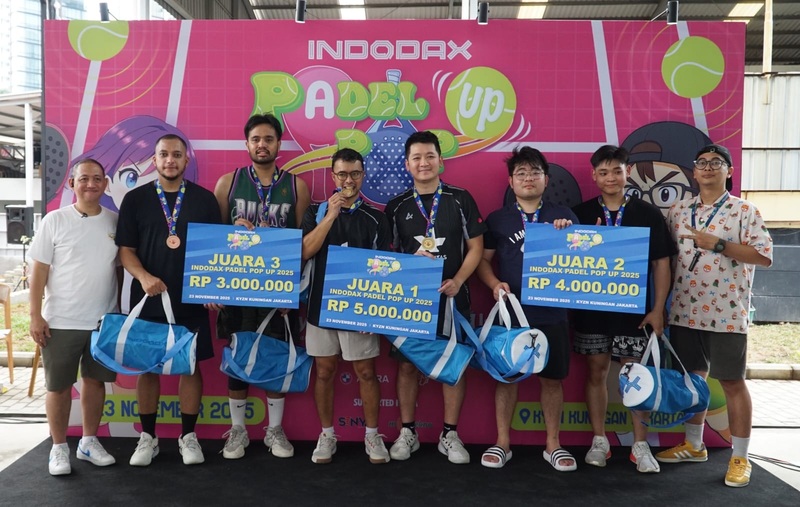 Kolaborasi Media Sukses Selenggarakan Indodax Padel Pop Up 2025