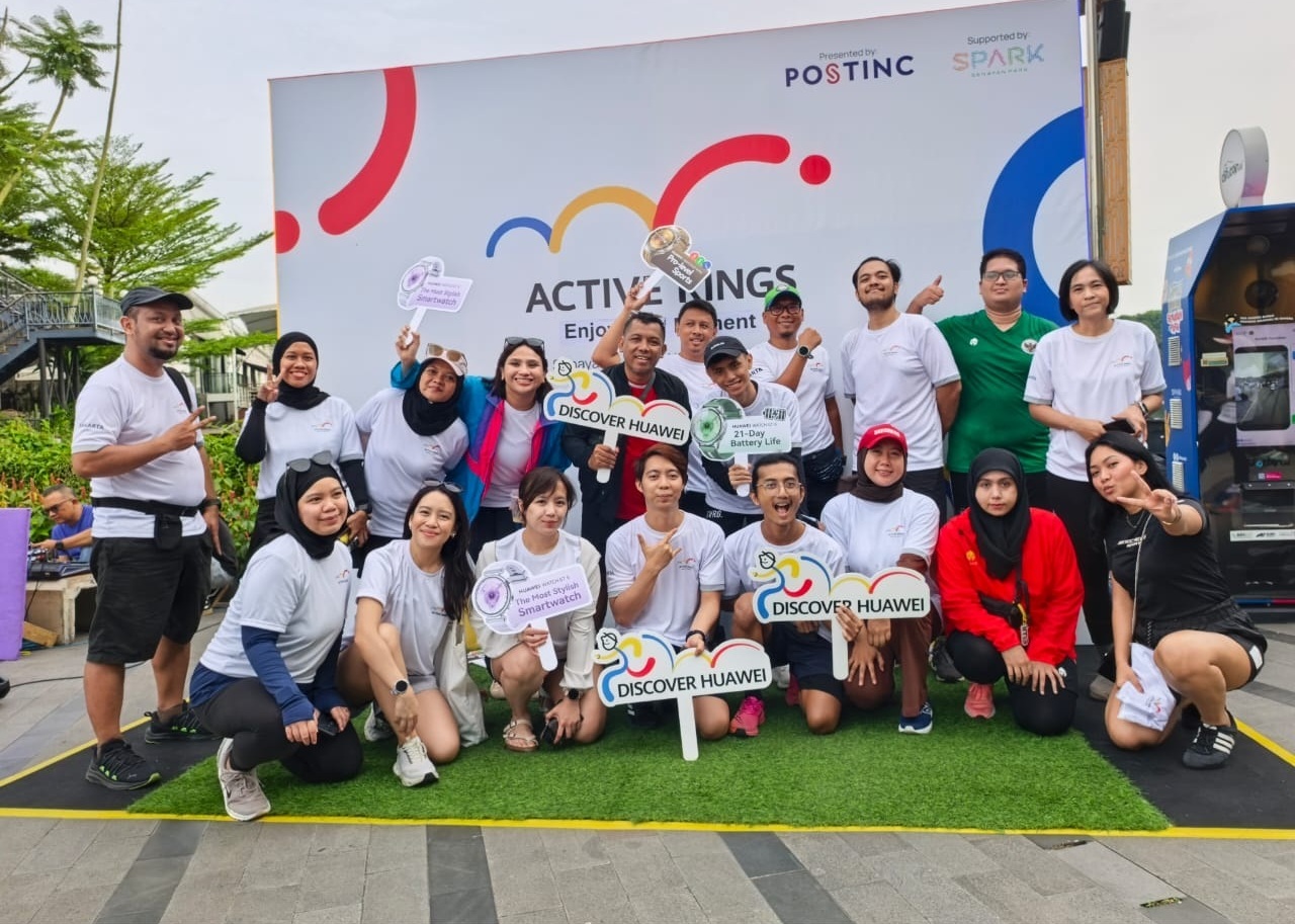Seru Bareng di Active Rings 5K Fun Run Pakai Huawei Watch GT Series