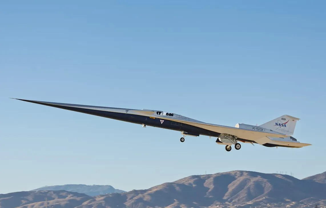 X-59 NASA Akhirnya Terbang, Era Baru Penerbangan Super Cepat Dimulai