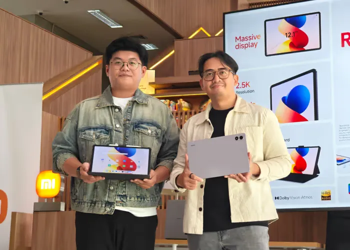 Tampilan antarmuka HyperOS 2 pada Redmi Pad 2 Pro