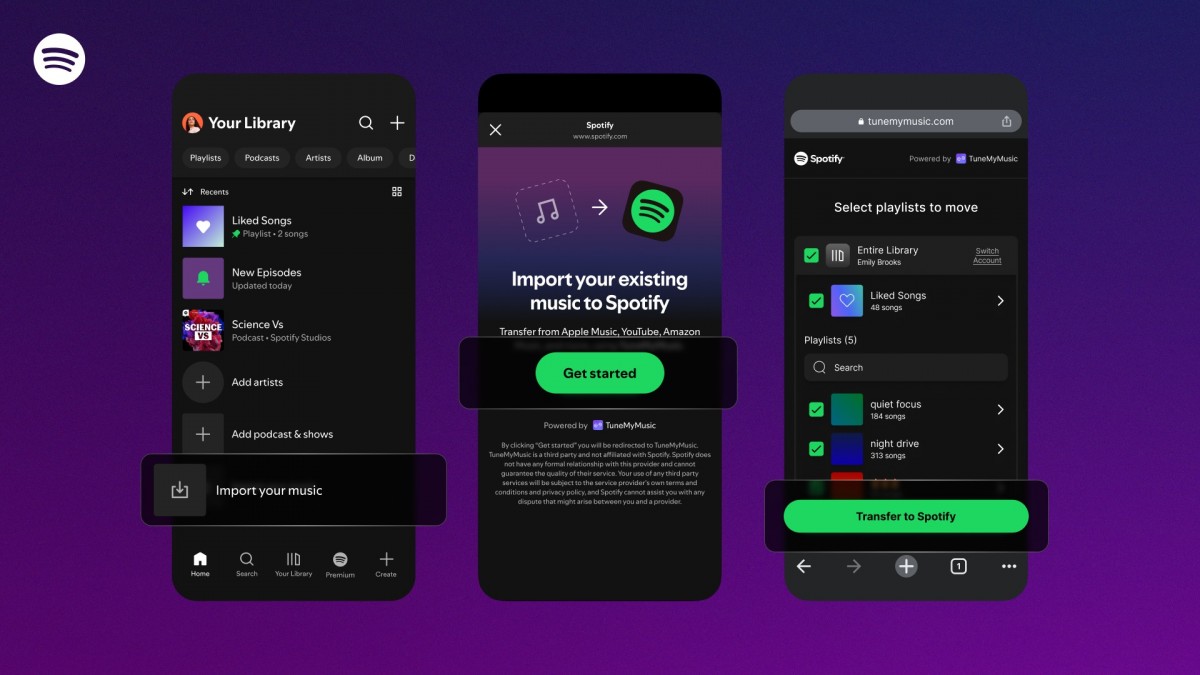 Spotify Hadirkan Fitur Transfer Daftar Putar Bawaan