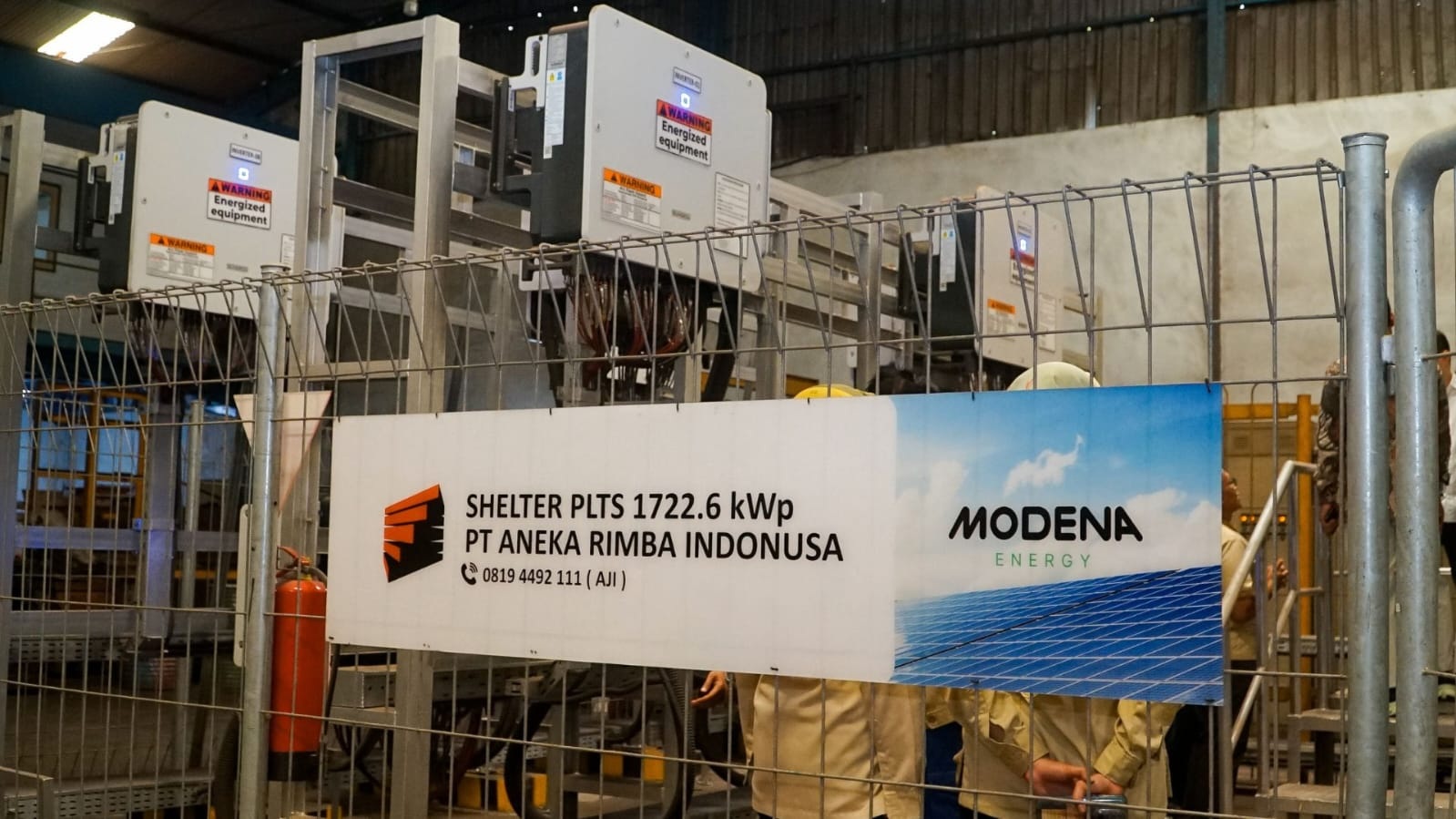 MODENA Energy Resmikan Instalasi Solar Panel di Aneka Rimba Indonusa