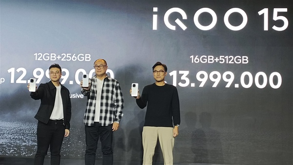 Performa Unggul iQOO 15 Dipasarkan Mulai dari Rp12 Jutaan