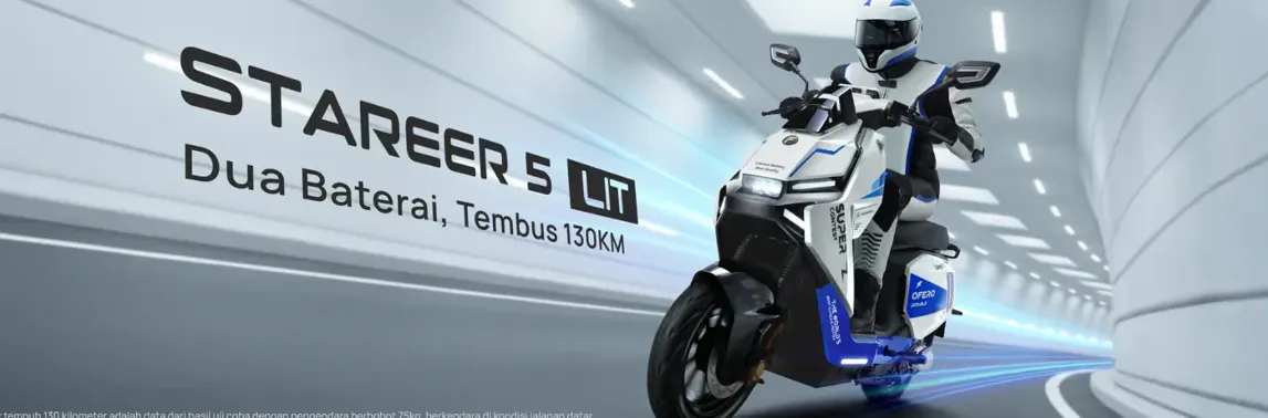 Ofero Stareer 5 Lit Resmi Meluncur, Sepeda Listrik Premium Tembus 130 Km