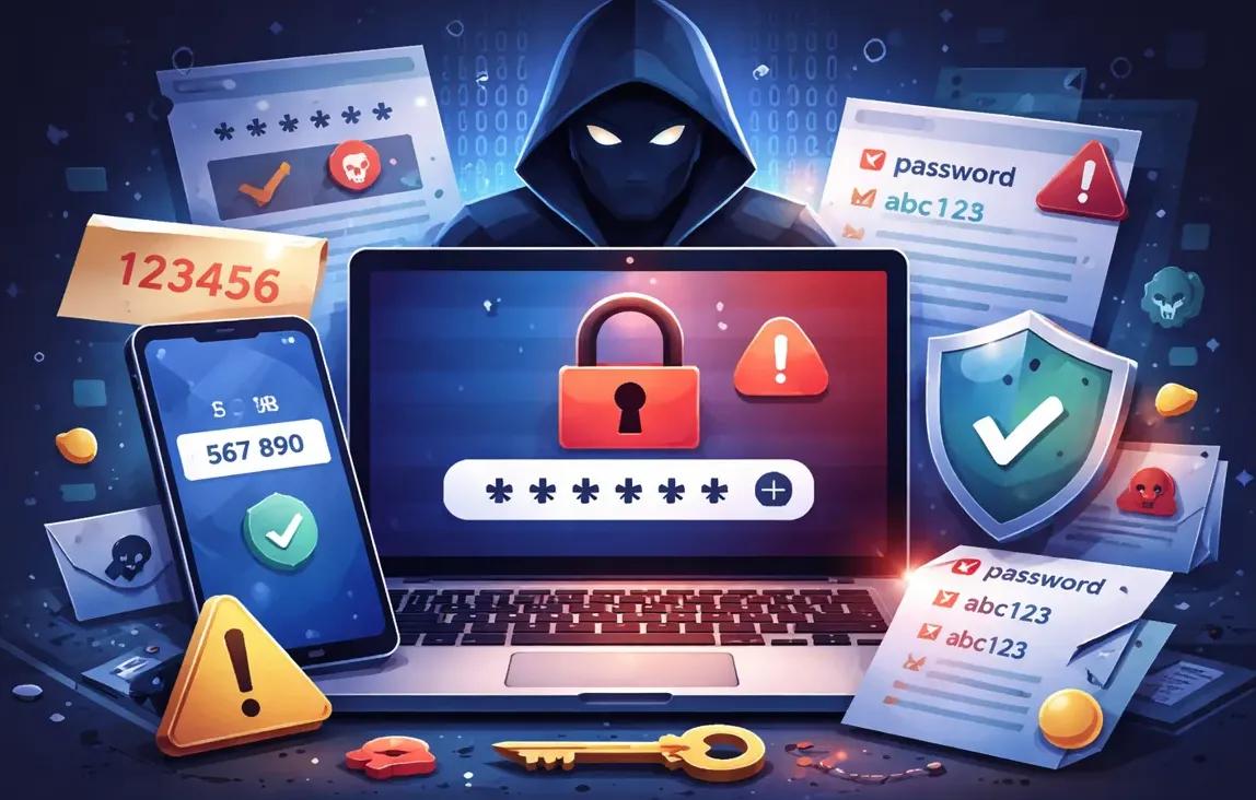 7 Kesalahan Password Fatal di 2025 dan Cara Mengamankannya