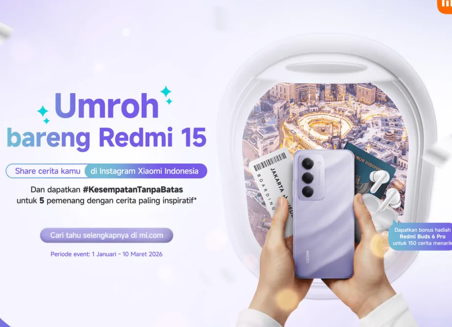 Modal Beli HP, Bisa Umrahkan Orang Tua? Ini Cara Menang di Kompetisi Redmi 15