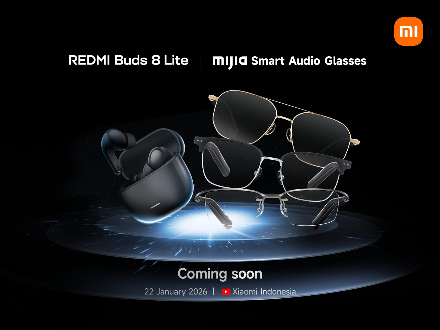 Xiaomi Perkenalkan Redmi Buds 8 Lite dan Mijia Smart Audio Glasses