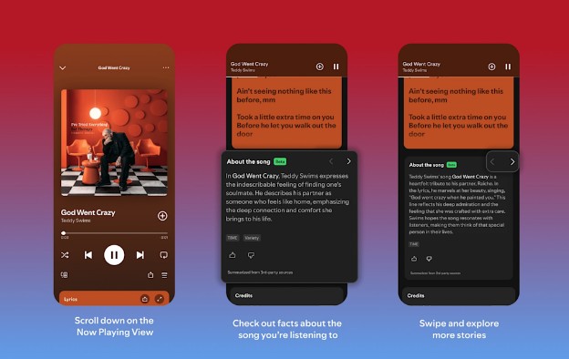 Spotify Luncurkan Fitur About the Song