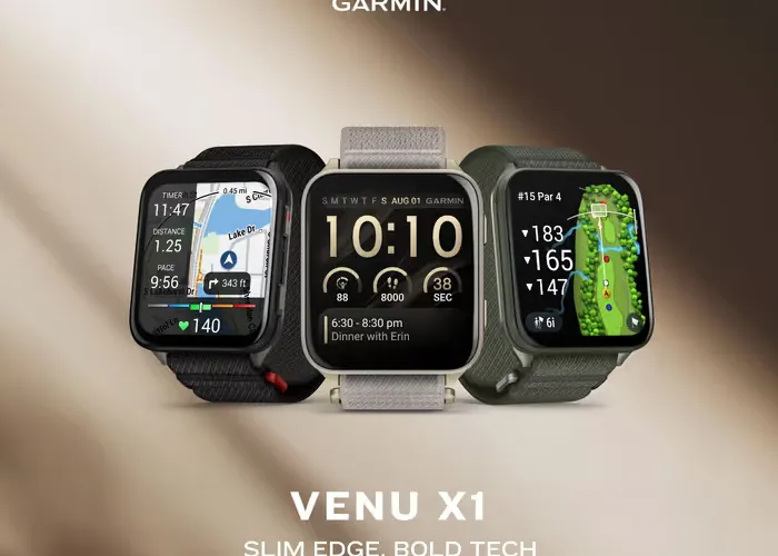 Layar AMOLED Garmin Venu X1