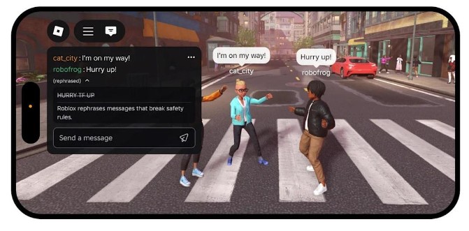 AI Moderasi Chat di Roblox Ubah Kata Kasar Secara Otomatis