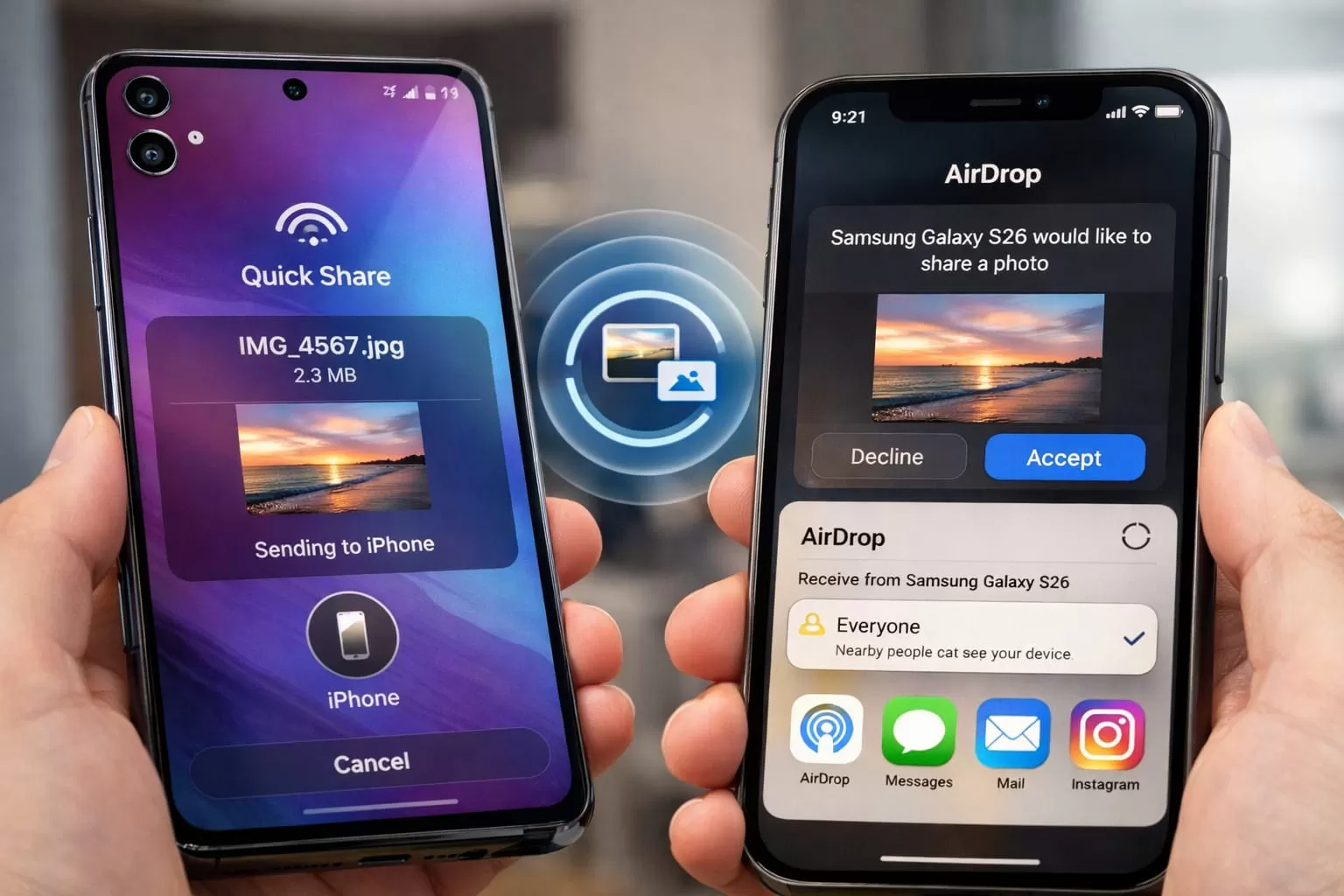 Gebrakan Samsung Galaxy S26 Series, Quick Share Kini Bisa Kirim File Semudah AirDrop Apple