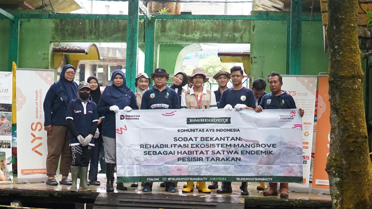 Kolaborasi Telkom dan AYS Pulihkan Ekosistem Tarakan