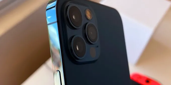 A close shot of the iPhone 12 Pro