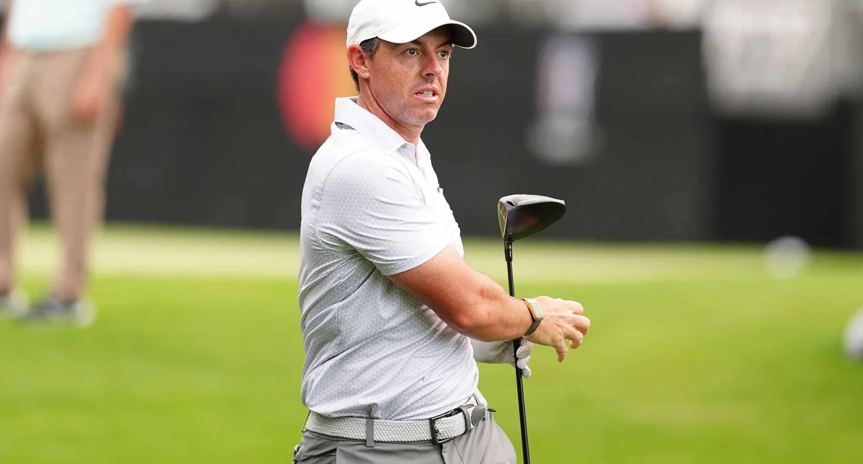Rory McIlroy plays his tee shot during the 2026 Arnold Palmer Invitational.