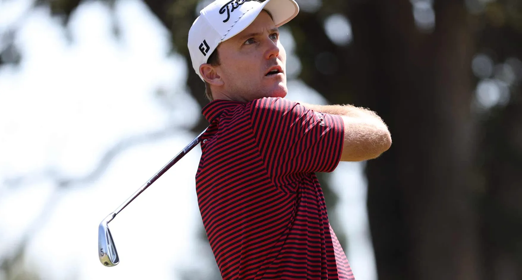 Russell Henley, who leads 2026 Sony Open odds, plays his shot from the second tee during the third round of the 2025 Procore Championship.