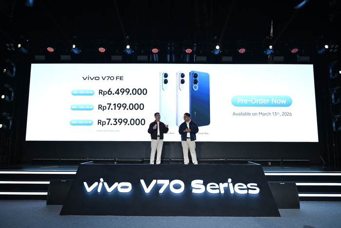 vivo V70 dan V70 FE Hadir di Indonesia Usung Teknologi Dual Portrait
