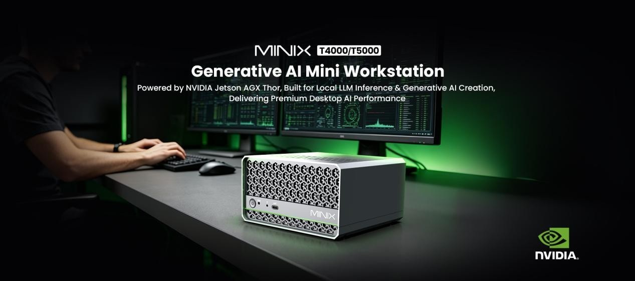 MINIX Luncurkan Mini Workstation AI Generatif T4000 dan T5000