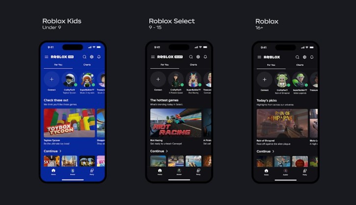 Roblox Perketat Sistem Usia Melalui Tiga Kategori Akun