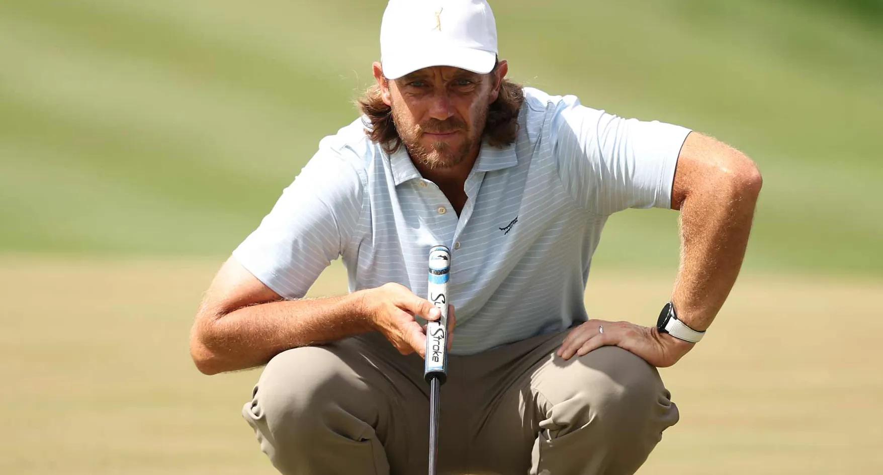 Tommy Fleetwood lines up a putt at the Players Championship: 2026 Valero Texas Open odds