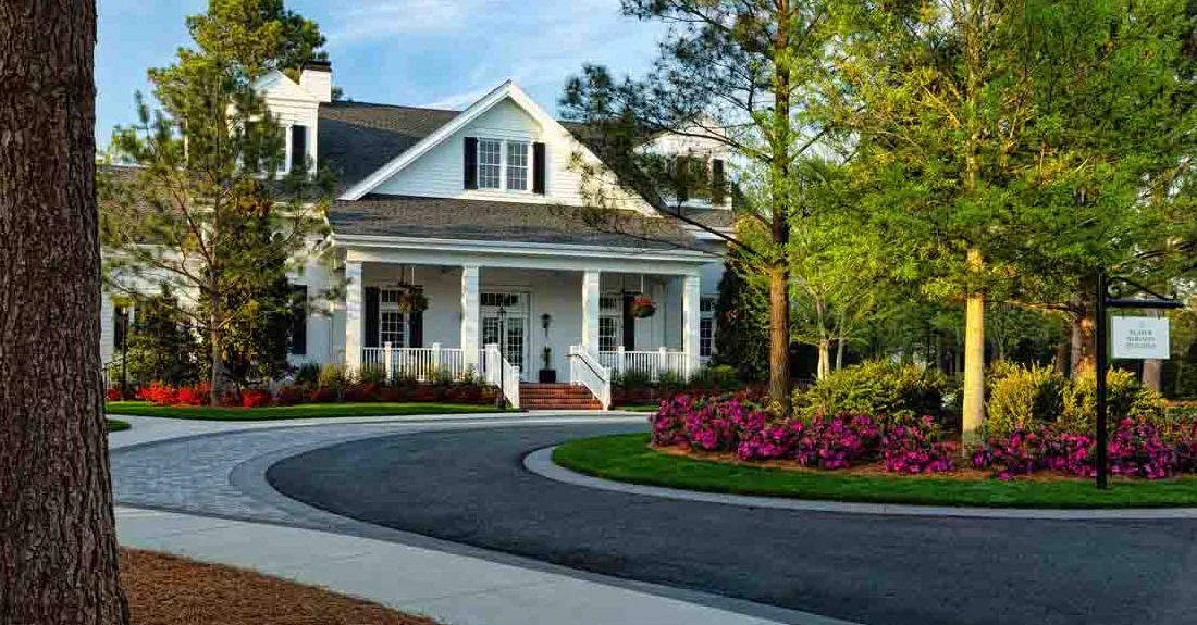 Augusta National's Player Services Building