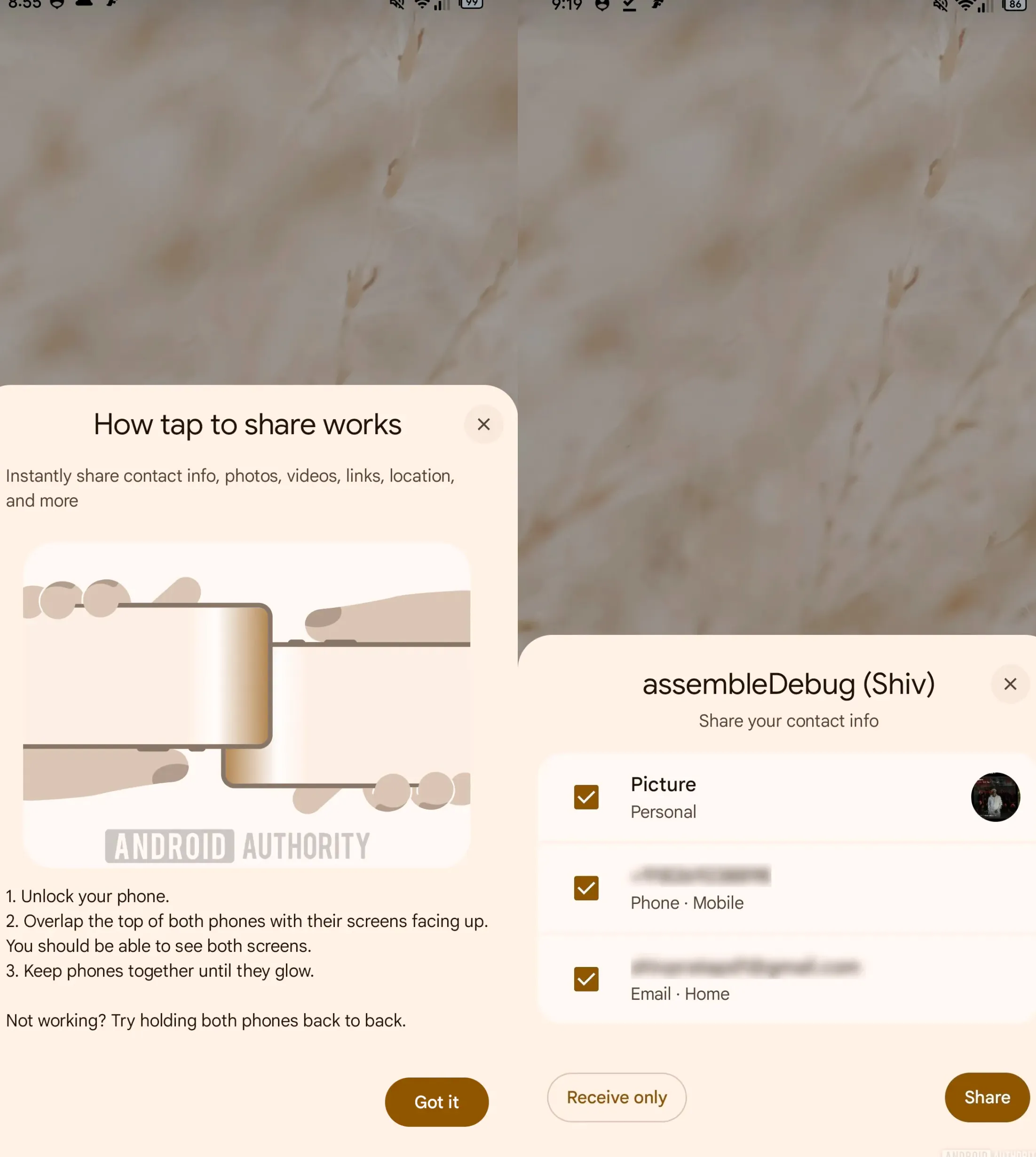Google Kembangkan Fitur Tap to Share untuk Android, Kirim File Cukup Dekatkan Ponselg