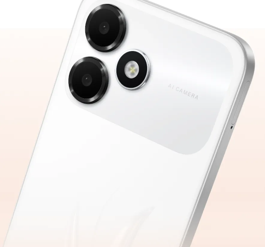 Tampilan depan OPPO A6c global dengan layar punch-hole